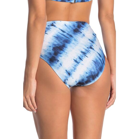 Splendid High Tide High Waist Bikini Bottoms Navy XS New - Picture 2 of 6